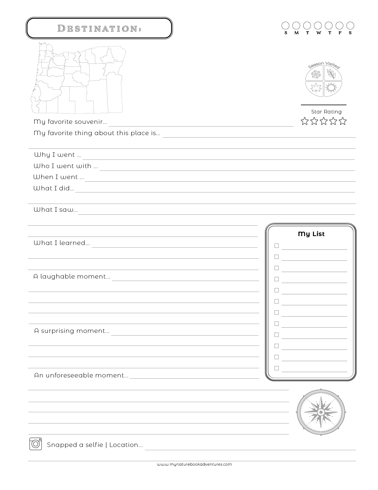 NEW - Oregon Adventure Book