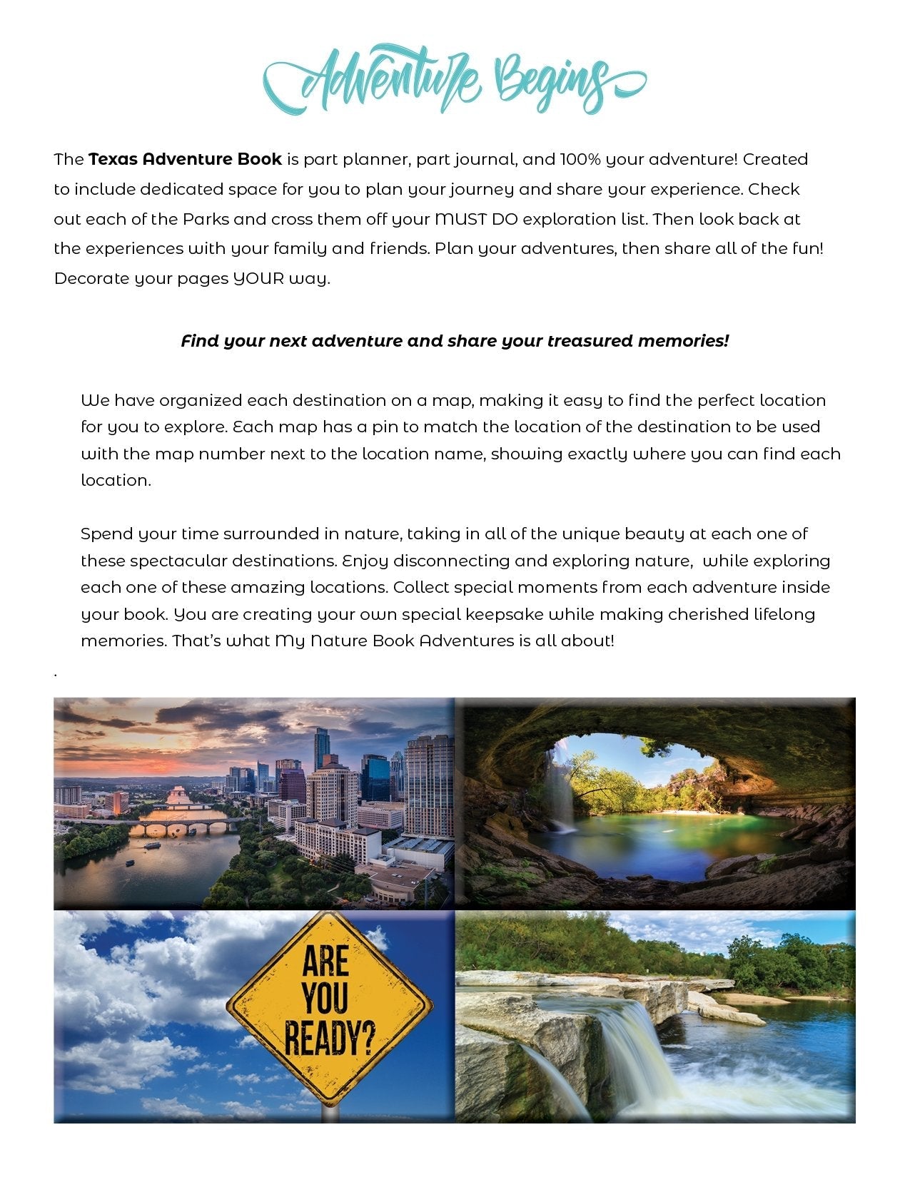 NEW - Texas Adventure Book
