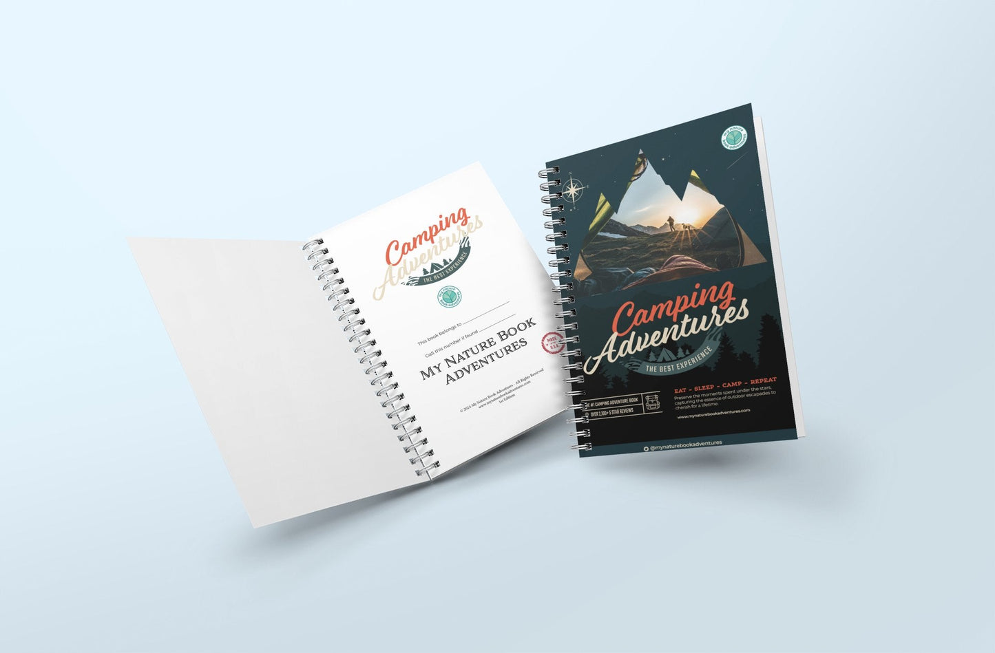 NEW - Camping Adventure Book