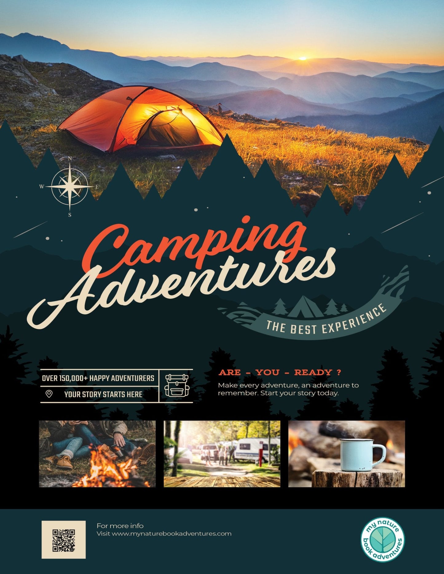 NEW - Camping Adventure Book