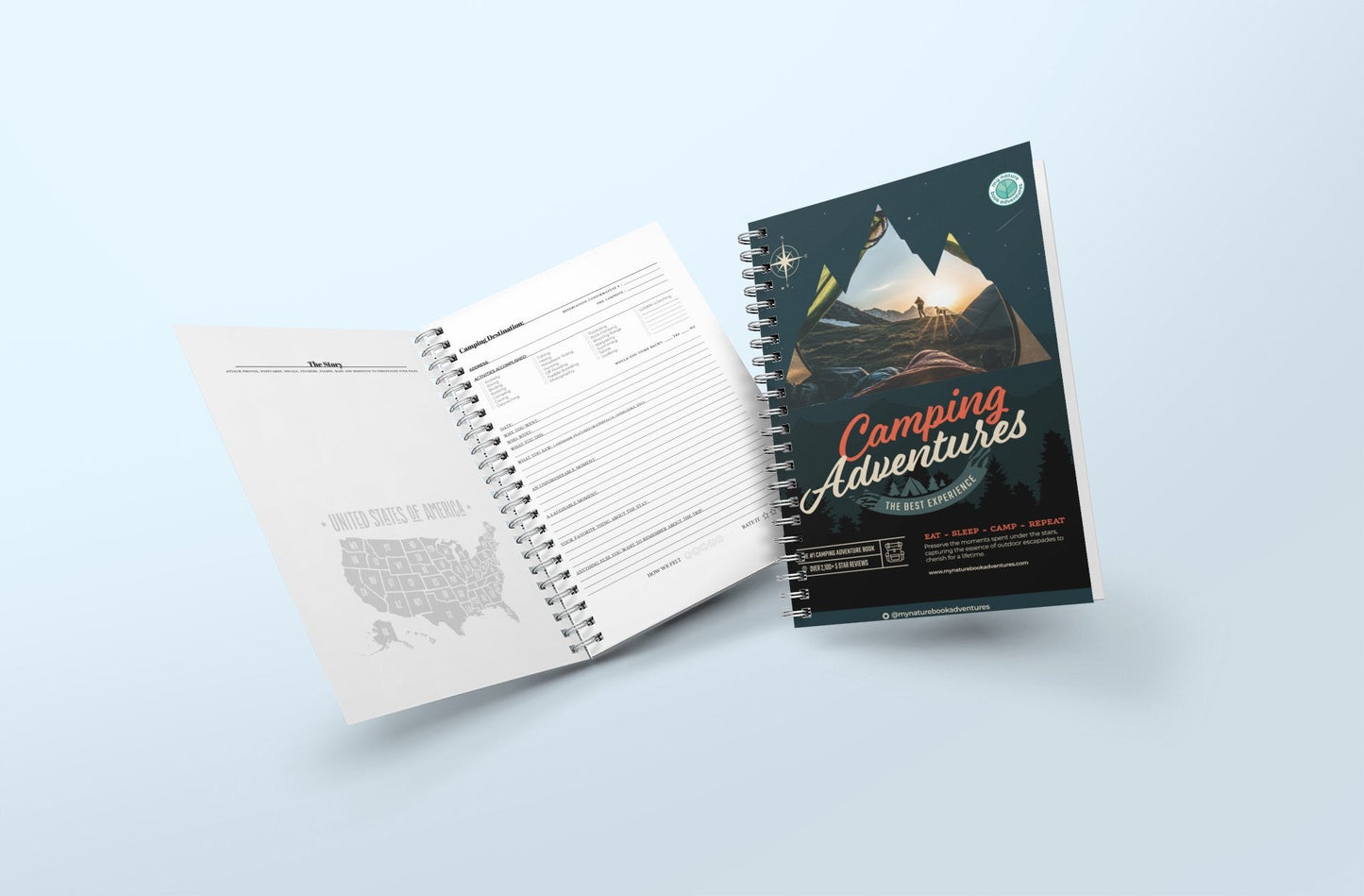 NEW - Camping Adventure Book