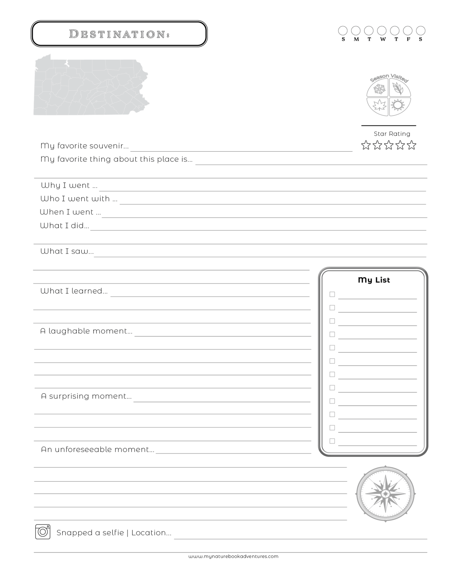 NEW - Pennsylvania Adventure Book