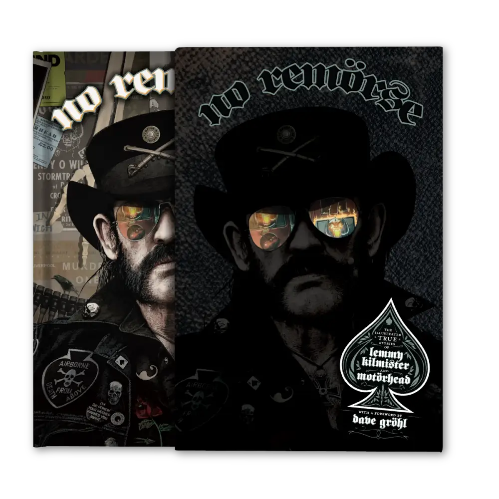 NO REMORSE: THE ILLUSTRATED TRUE STORIES OF LEMMY KILMISTER AND MOTÖRHEAD DELUXE + VINYL 2 LP EDITION
