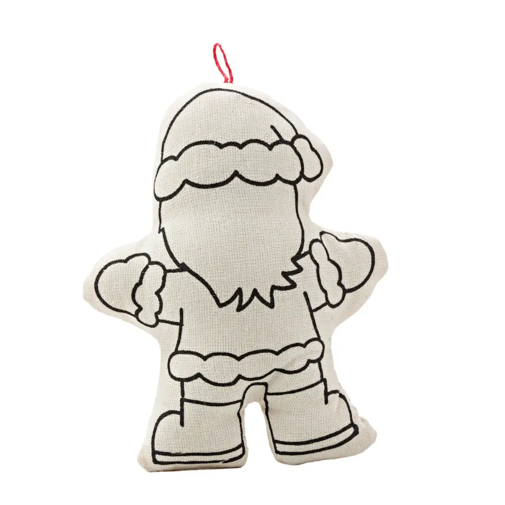 Ornaments for Coloring Santa Klaus and Tree Holidays