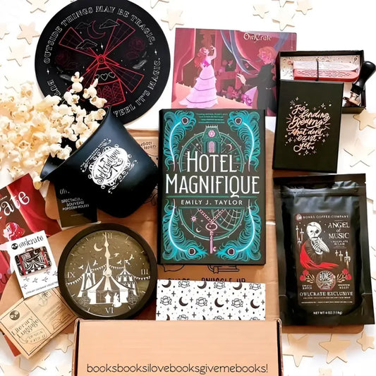 OwlCrate ’PEEK BEHIND THE CURTAIN’ Box - Exclusive - Book Box