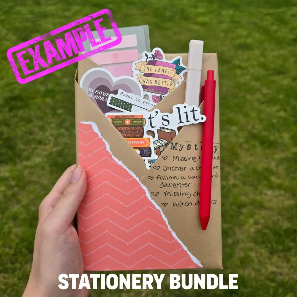 Paperback - Read Recycle Renew Mystery Book Bundle - Romance / Stationery Bundle - Books