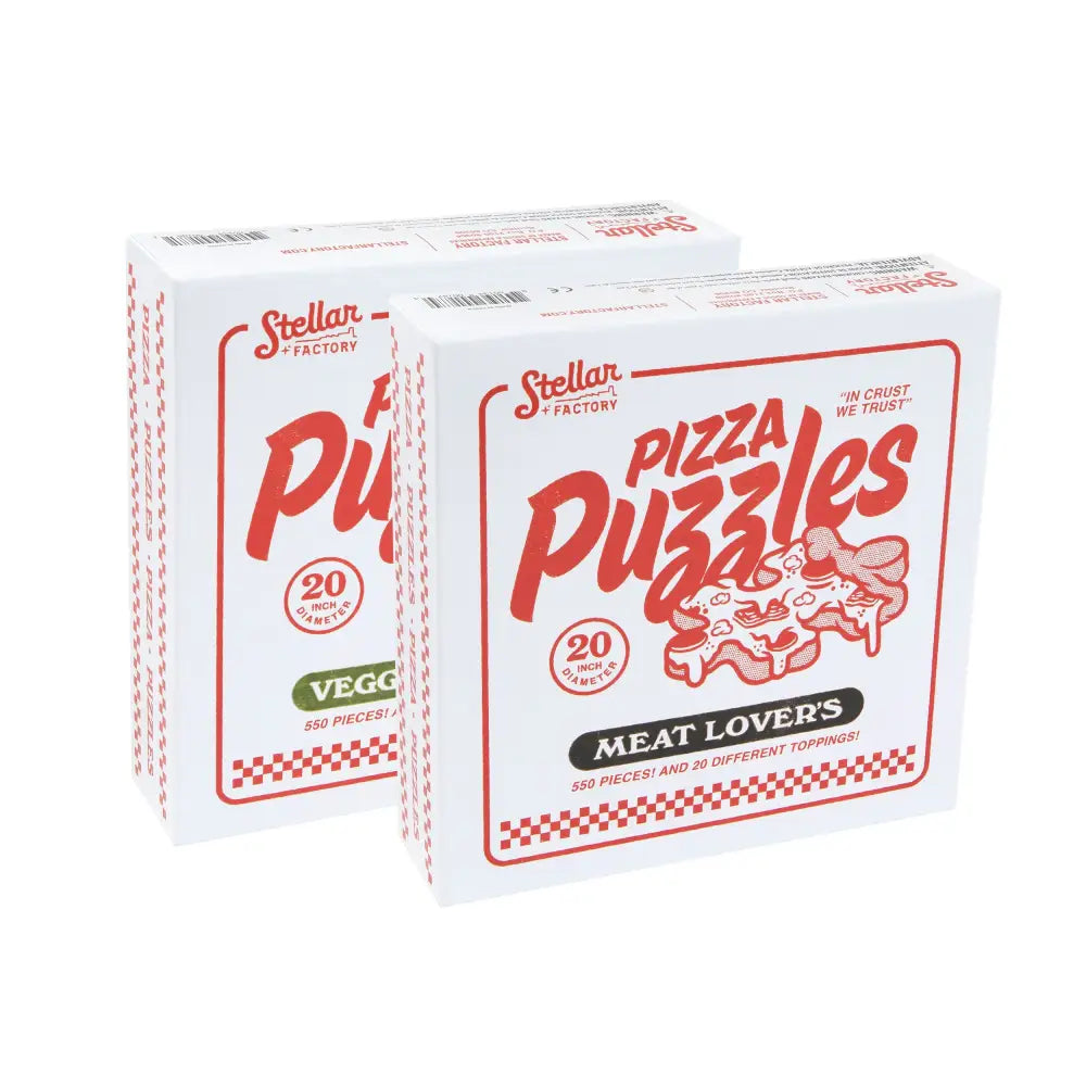 Pizza Puzzles: Veggie Supreme Veggie Supreme + Meat Lover’s Puzzles