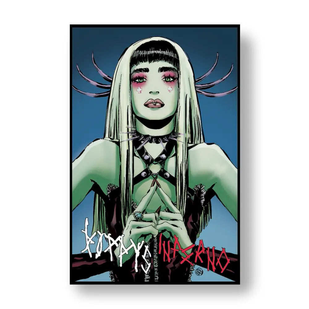 Poppy: Poppy’s Inferno - Hardcover BLUE Variant - Book Edition