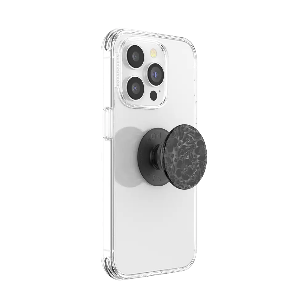 PopSockets Plant-Based Phone Grip - Black Lace - PopSockets