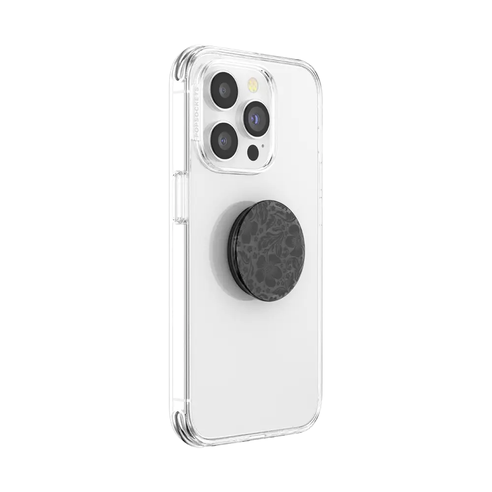PopSockets Plant-Based Phone Grip - Black Lace - PopSockets