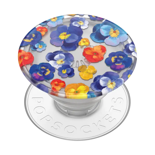 PopSockets Plant-Based Phone Grip - Pansy Raid - PopSockets