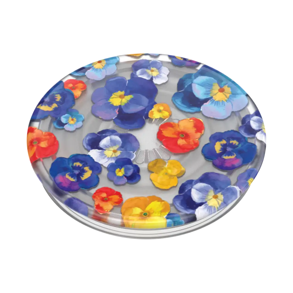 PopSockets Plant-Based Phone Grip - Pansy Raid - PopSockets