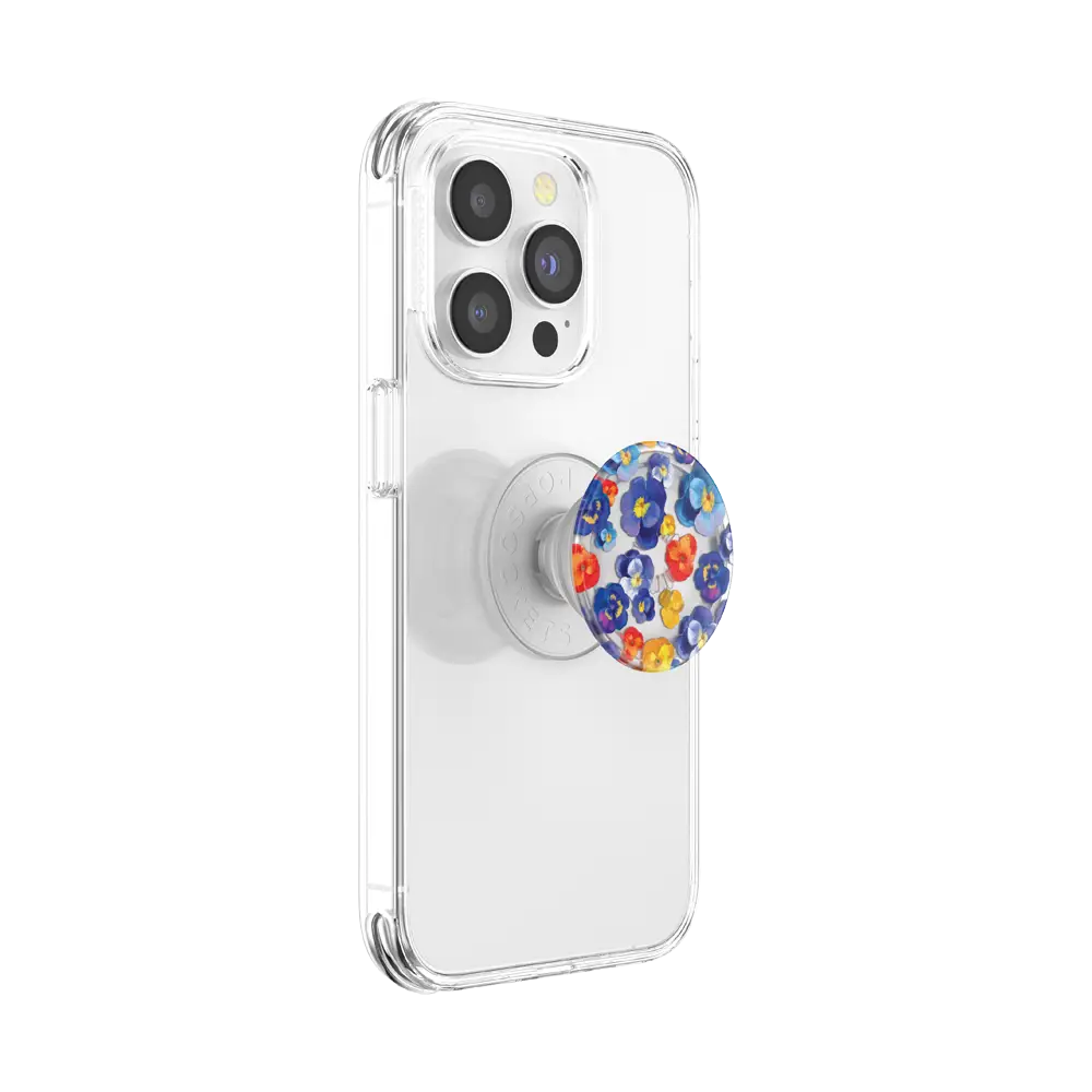 PopSockets Plant-Based Phone Grip - Pansy Raid - PopSockets