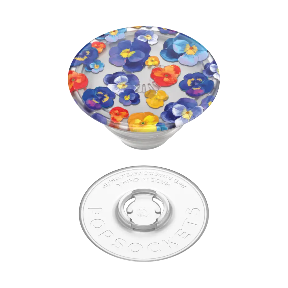 PopSockets Plant-Based Phone Grip - Pansy Raid - PopSockets