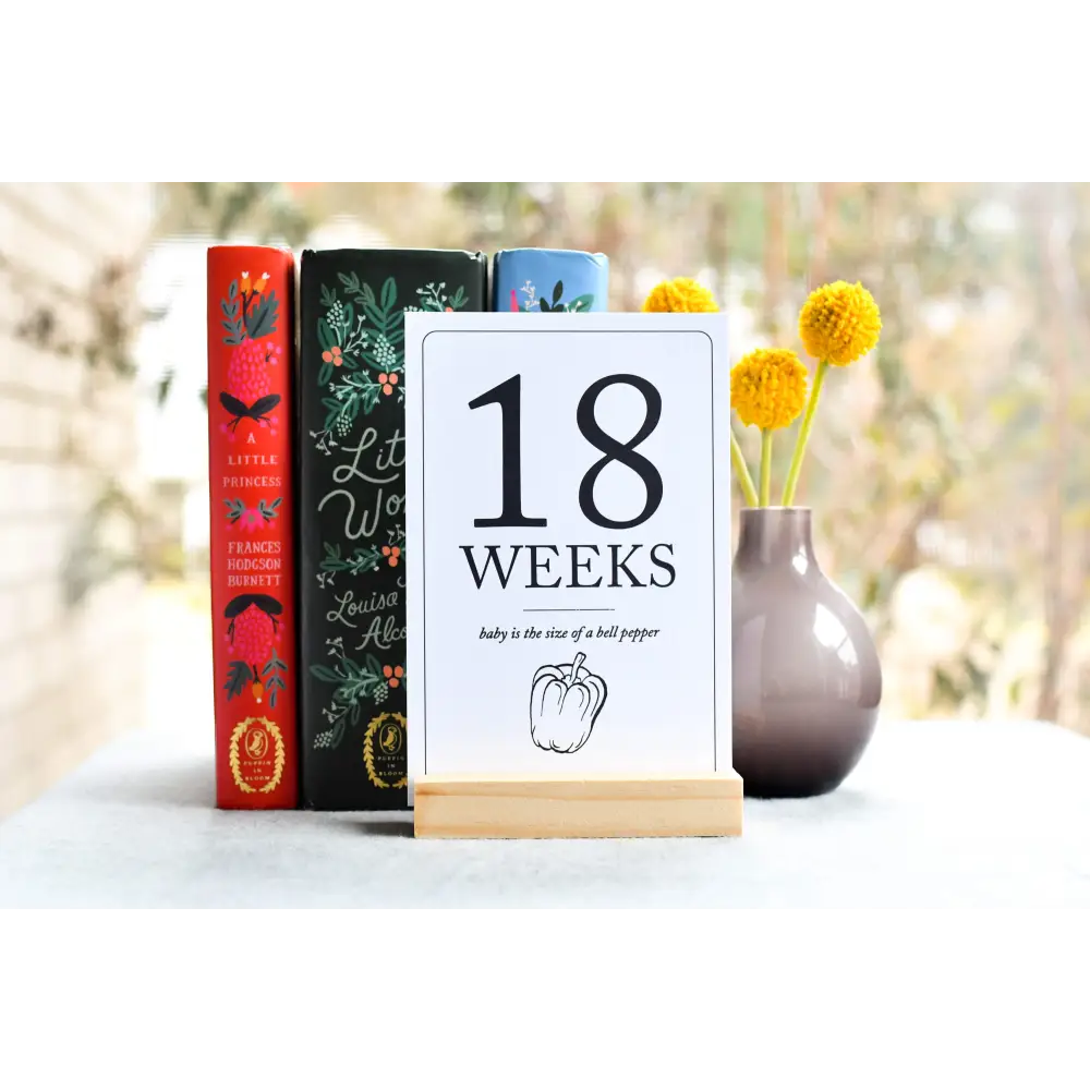 Pregnancy Announcement & Milestone Cards Milestone Cards