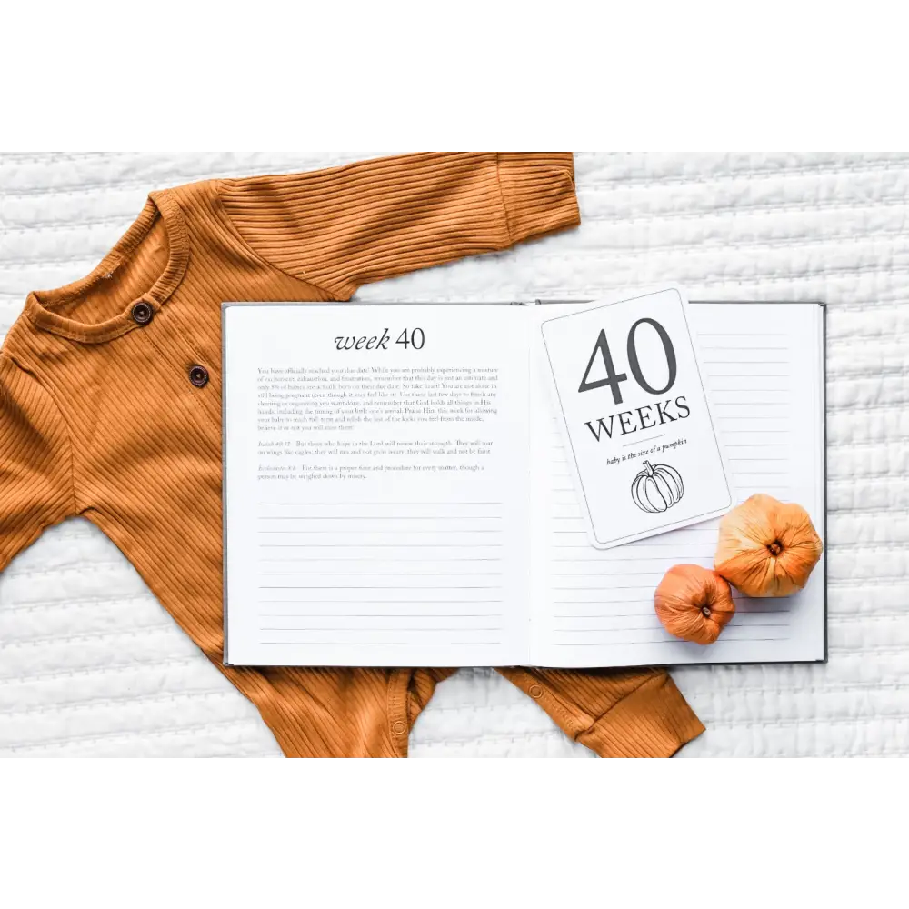 Pregnancy Gift Bundle - Ivory Journal + Milestone Cards