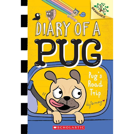 Pug's Road Trip: A Branches Book (Diary of a Pug #7) cover image