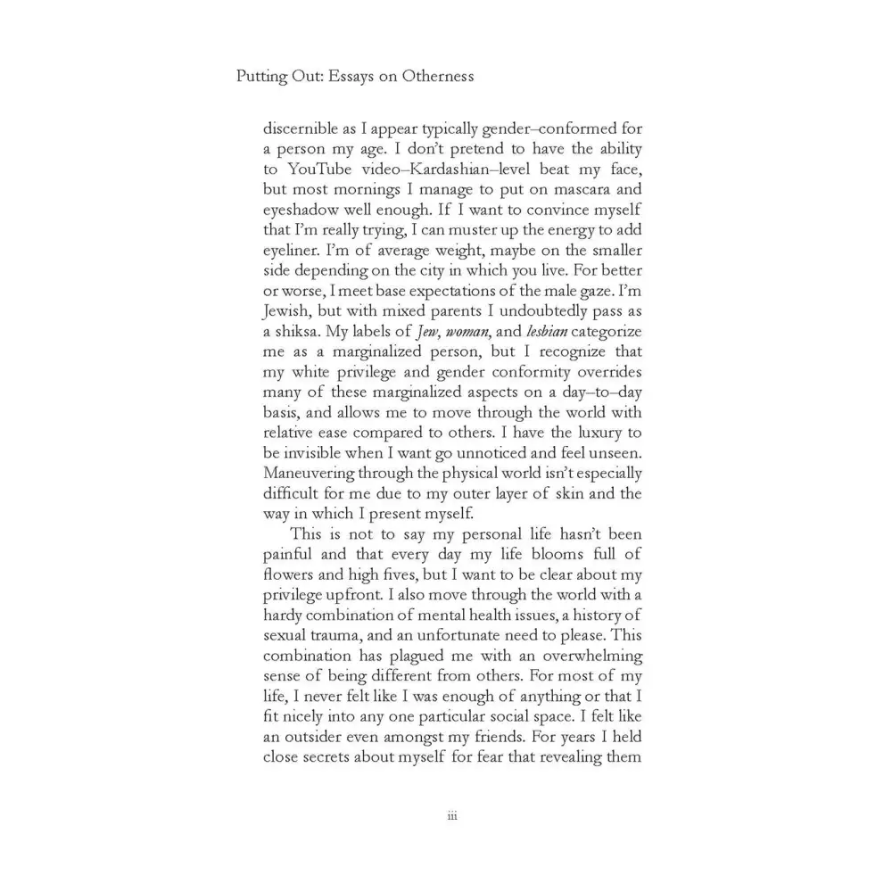 Putting Out: Essays on Otherness Books