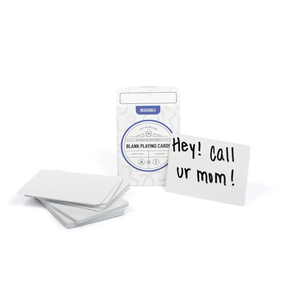 Reusable Blank Playing Cards Misc.