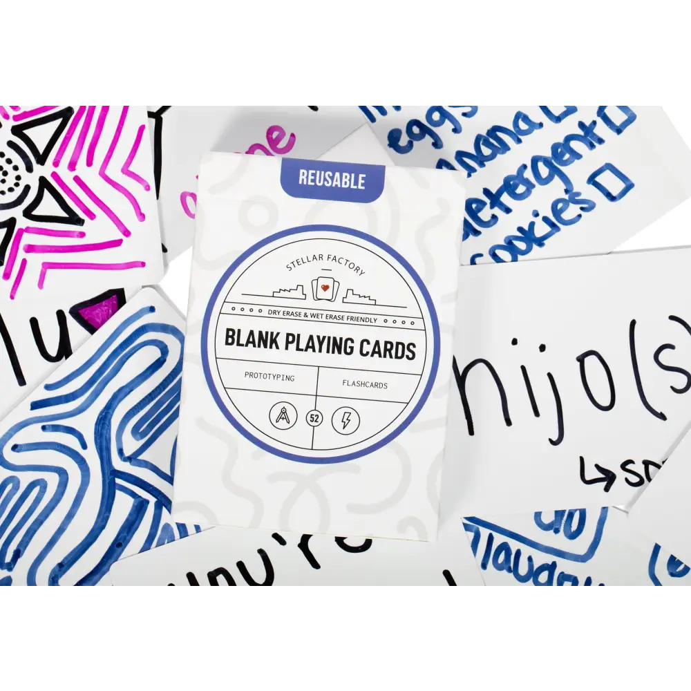 Reusable Blank Playing Cards Misc.