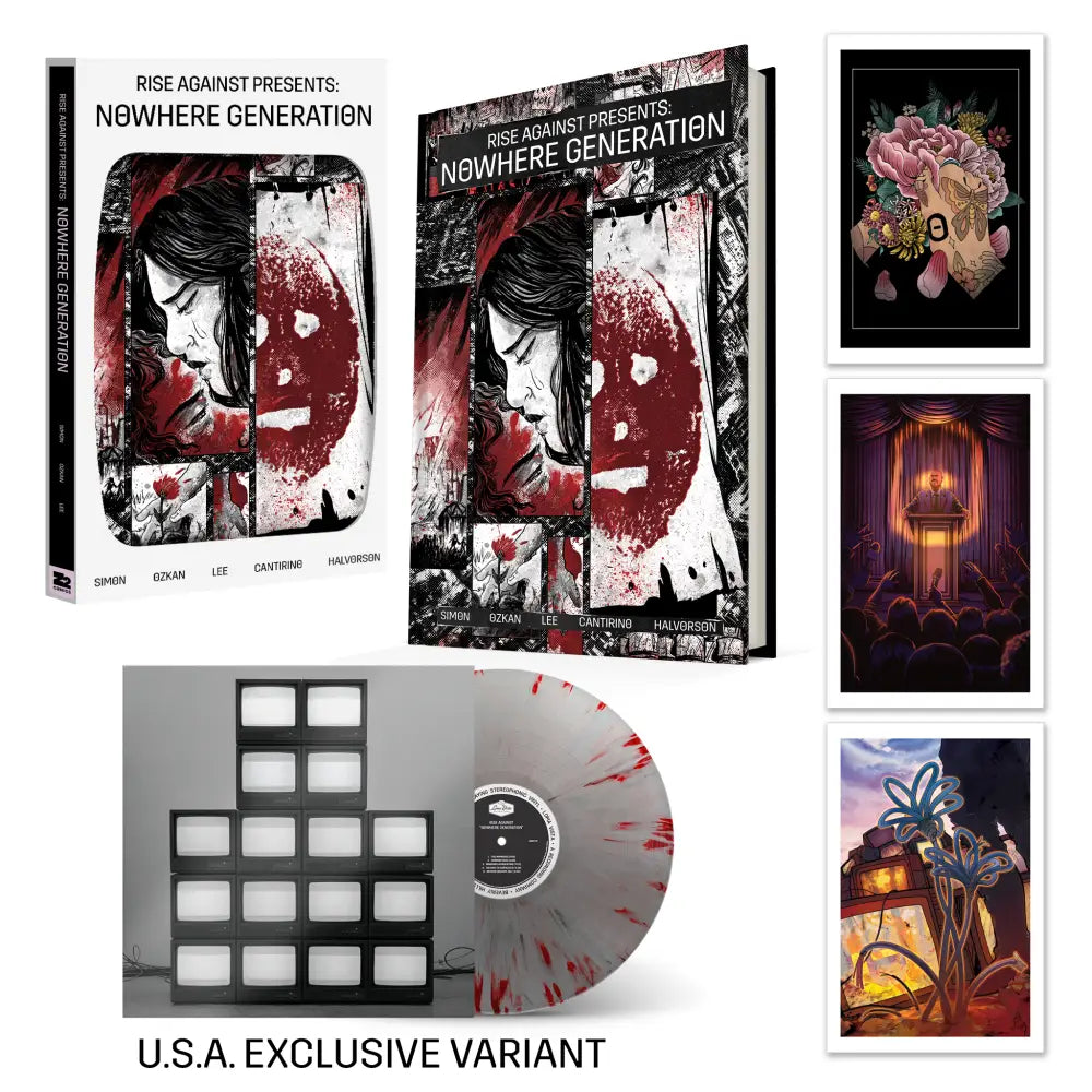 Rise Against Presents: Nowhere Generation Deluxe Bundle Book Vinyl Edition