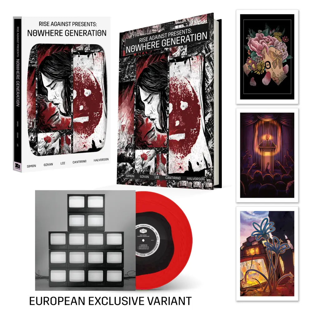 Rise Against Presents: Nowhere Generation Deluxe Bundle Deluxe Edition Book Vinyl Edition
