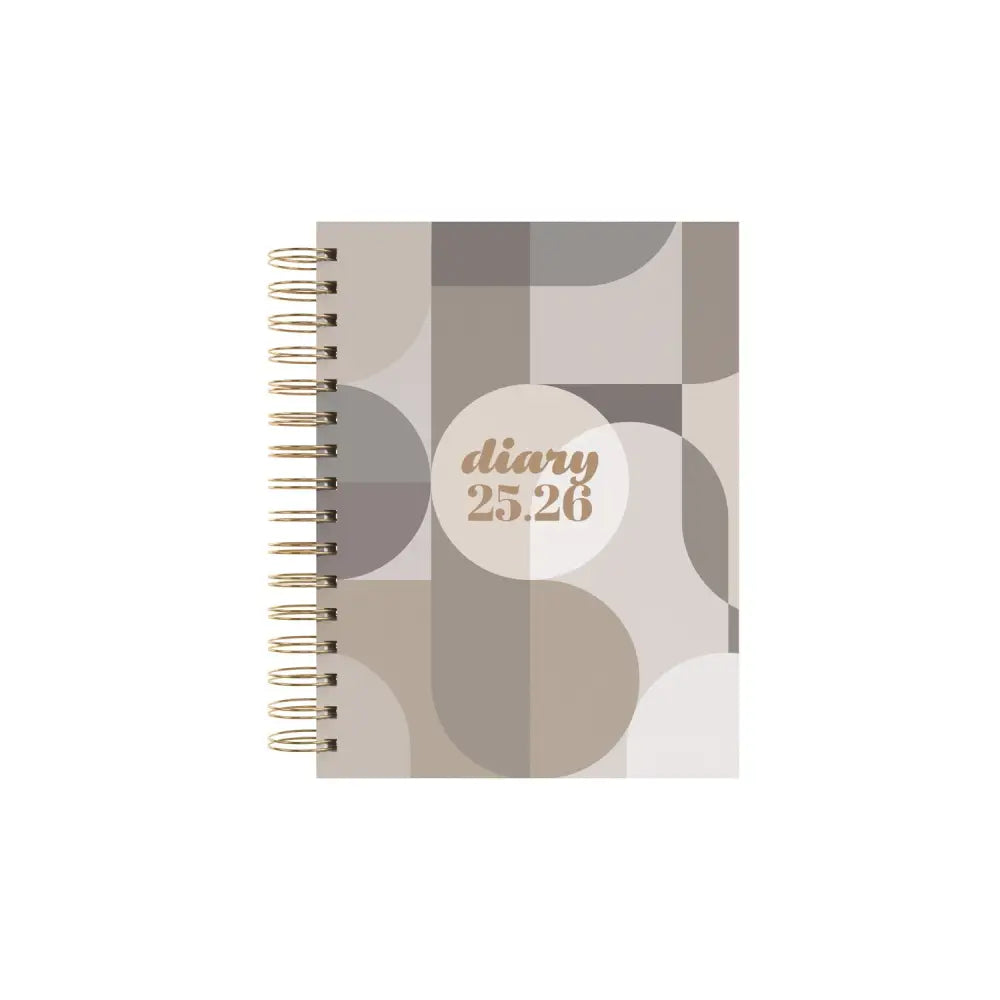Scandi A5 Day to Page Mid/Academic Year Diary Planner 2025 2026 Fashion Diaries