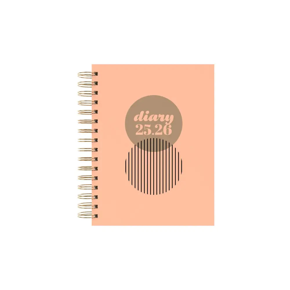 Scandi A5 Day to Page Mid/Academic Year Diary Planner 2025 2026 Fashion Diaries