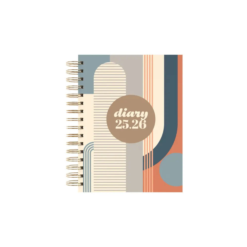 Scandi A5 Day to Page Mid/Academic Year Diary Planner 2025 2026 Fashion Diaries