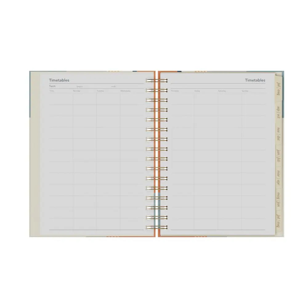 Scandi A5 Day to Page Mid/Academic Year Diary Planner 2025 2026 Fashion Diaries