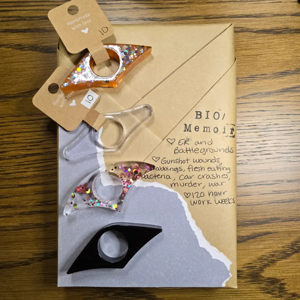 Small Resin Book Page Holder Random - Accessories