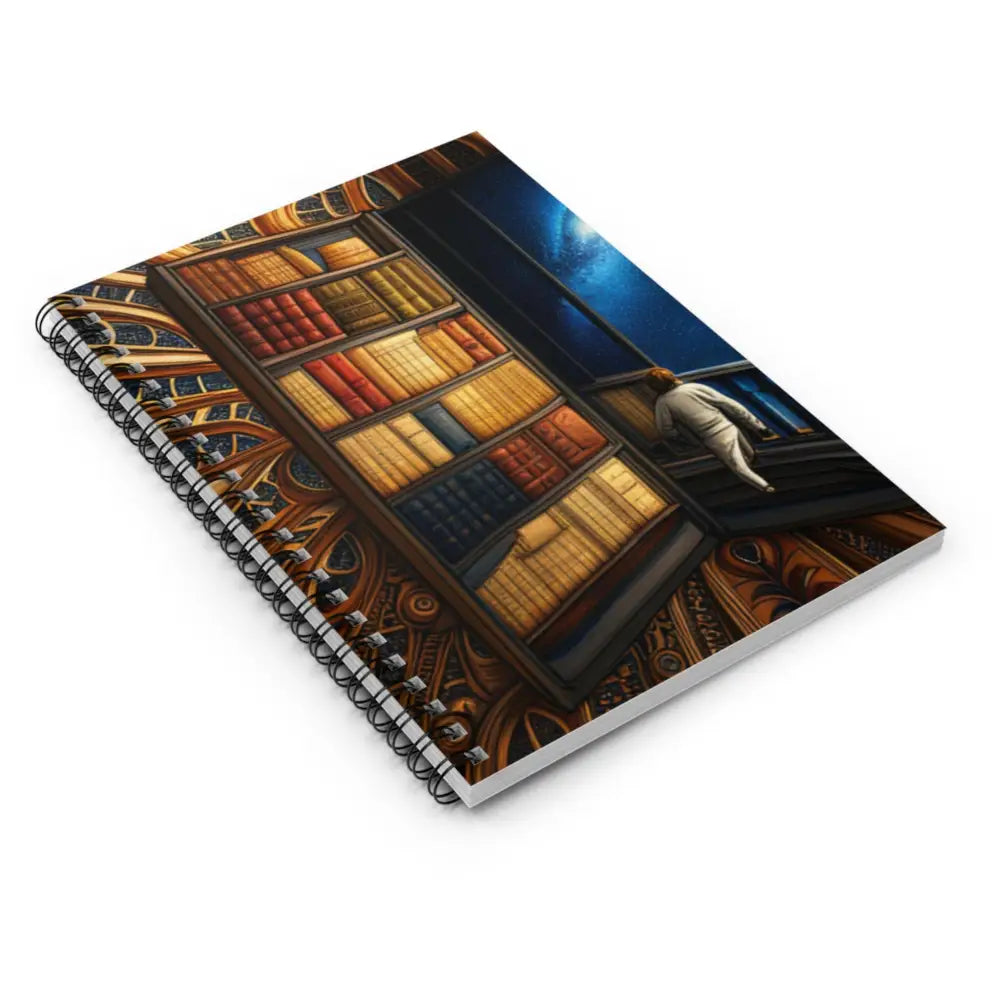 Spiral Notebook - Ruled Line - One Size - Paper products