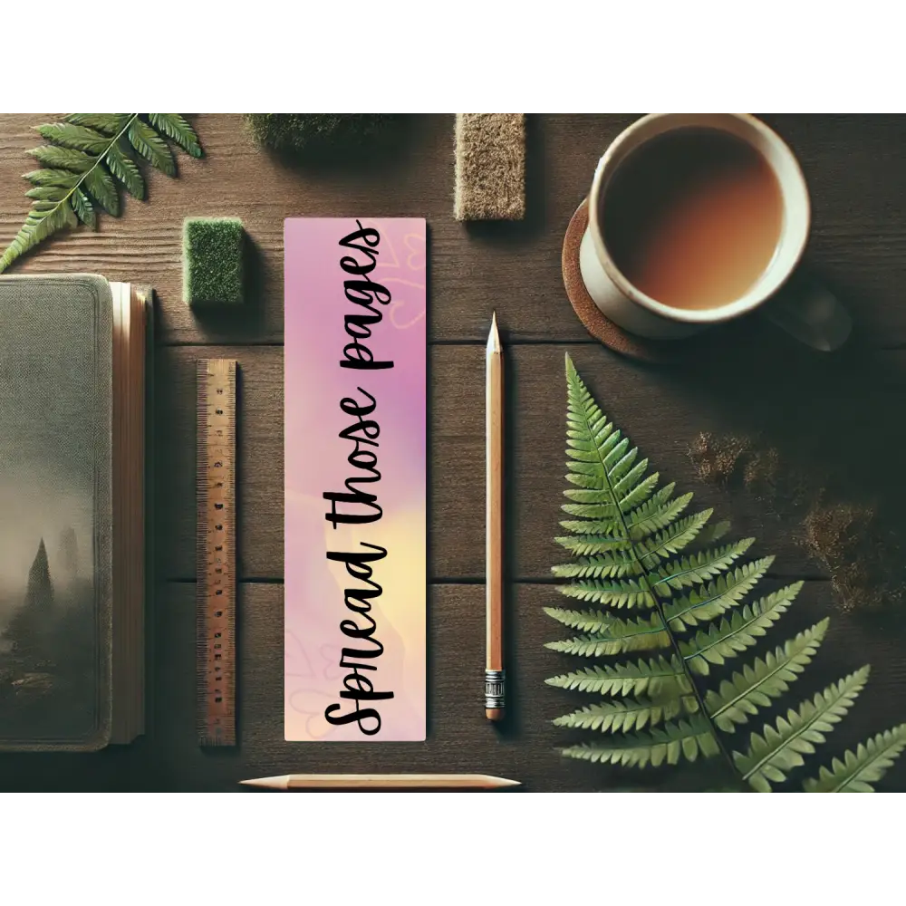 Spread Those Pages Bookmark | Spicy Bookish Gift | Smutty Romance Bookmark | Laminated Bookmark | Book Girlie Merch