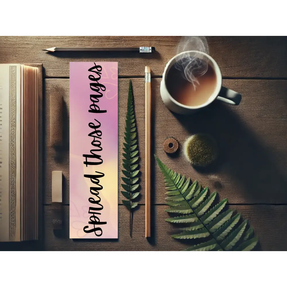 Spread Those Pages Bookmark | Spicy Bookish Gift | Smutty Romance Bookmark | Laminated Bookmark | Book Girlie Merch