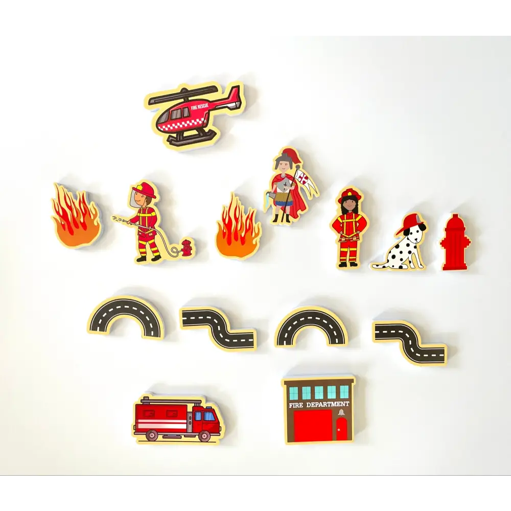 St. Florian’s Firefighter Bath Toy Set Toys,Bath toy,Firefighter,
