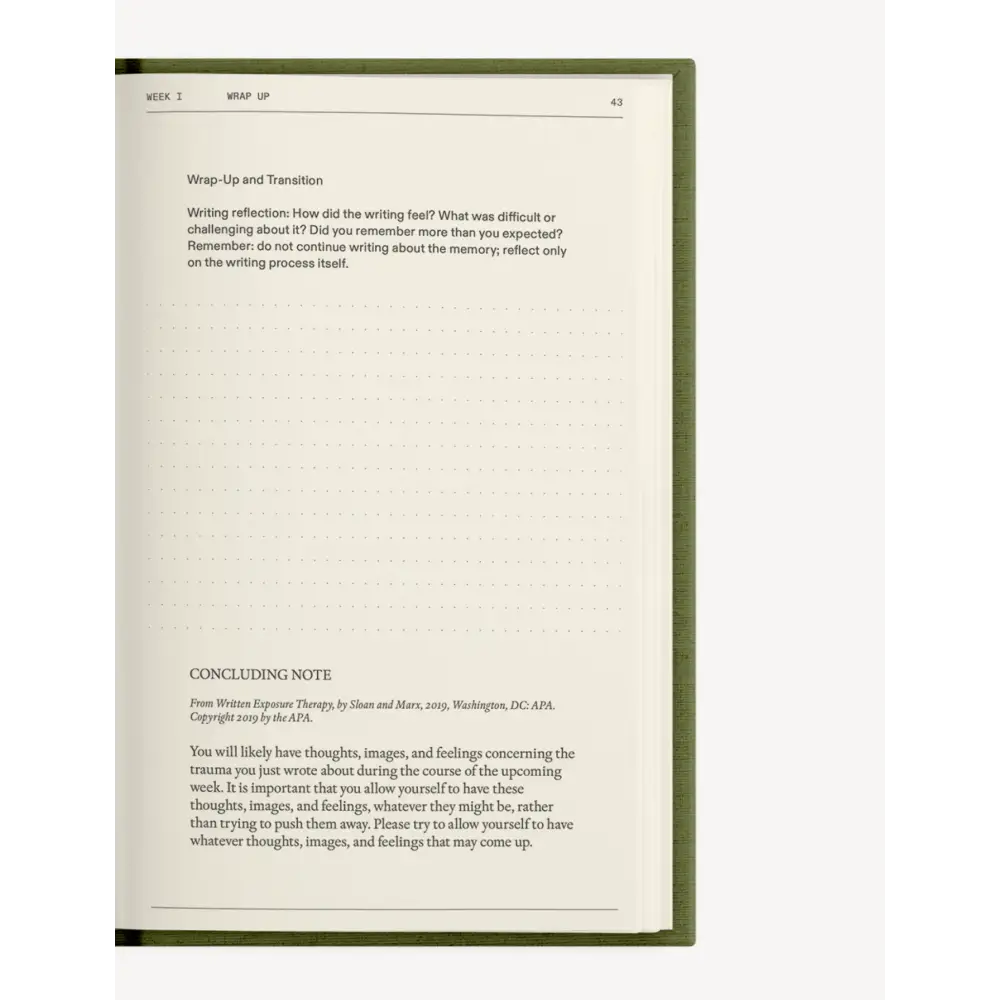 The After Trauma Notebook Notebook