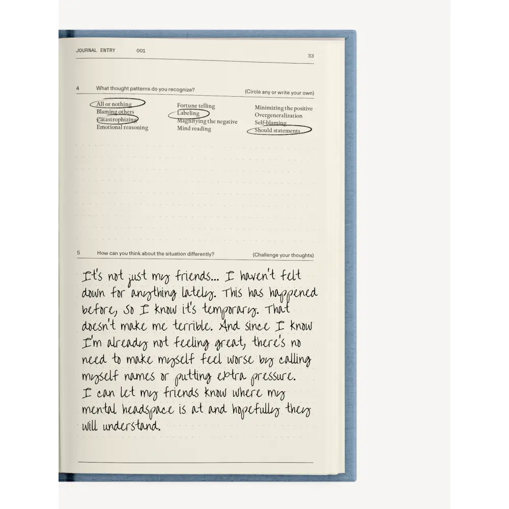 The Anti Anxiety Notebook Notebook