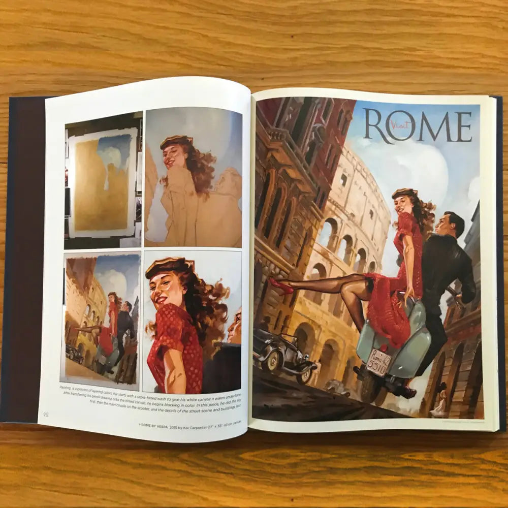 The Art of Kai Carpenter 128 Page Hard Cover Book Books and Gifts