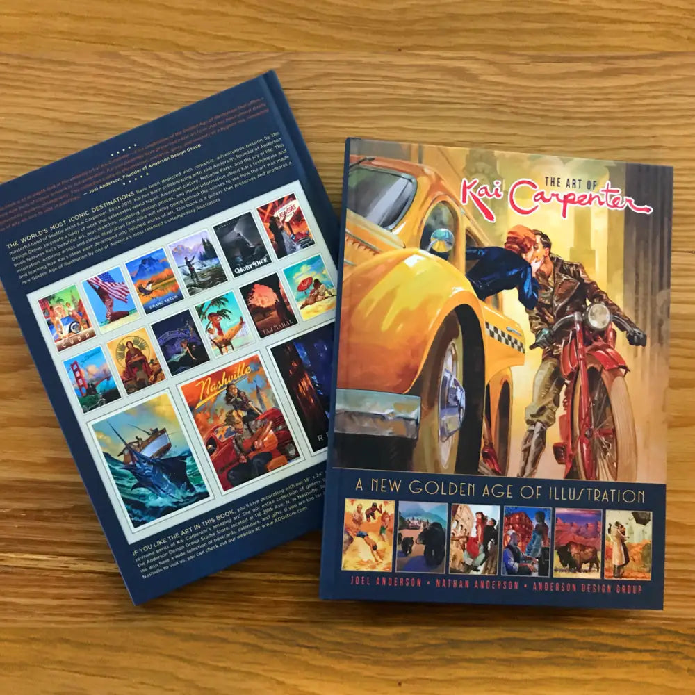 The Art of Kai Carpenter 128 Page Hard Cover Book Books and Gifts