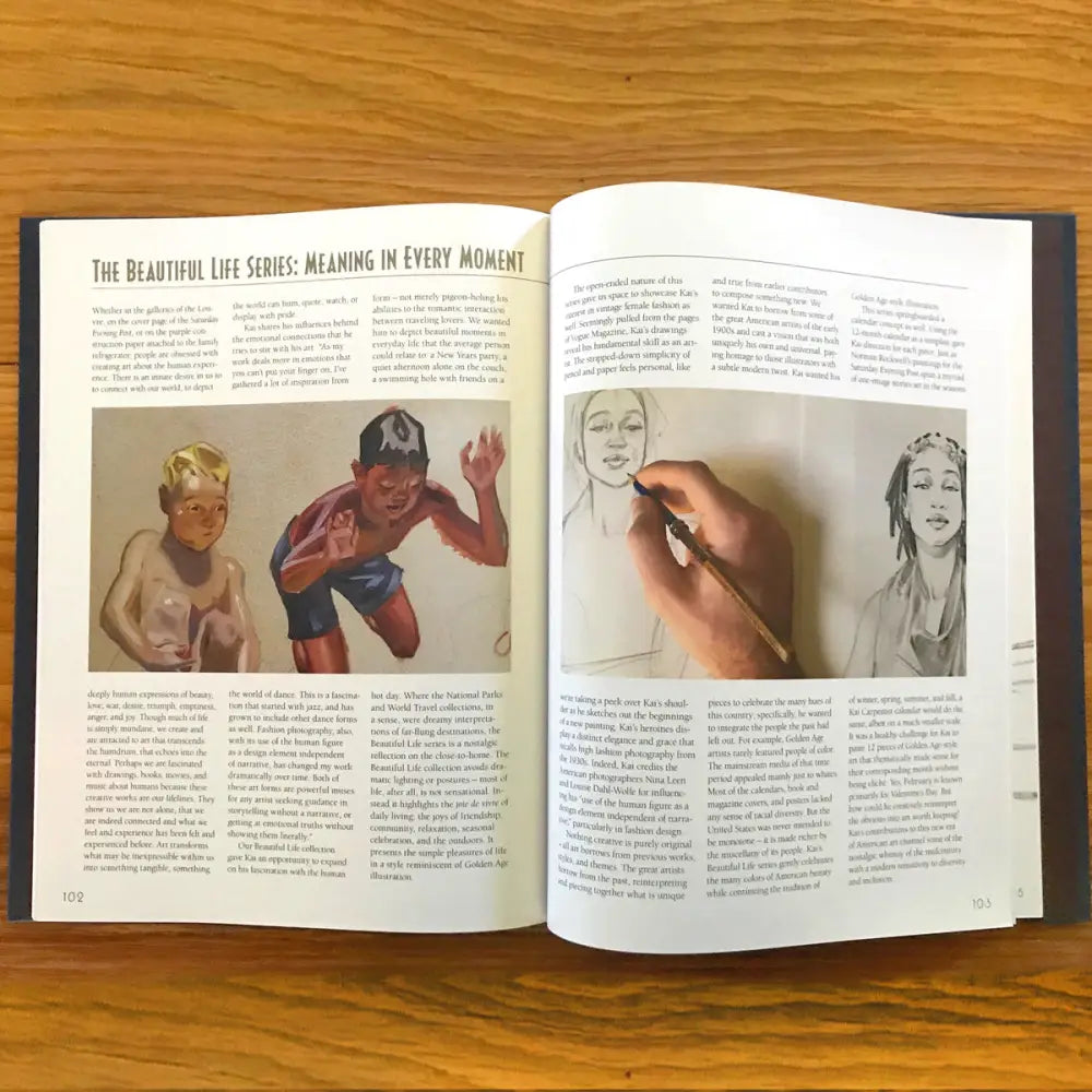 The Art of Kai Carpenter 128 Page Hard Cover Book Books and Gifts