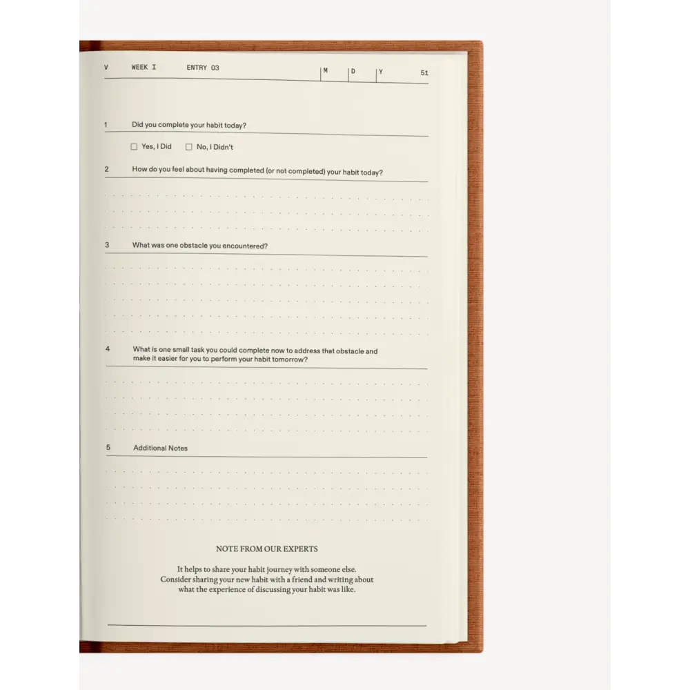 The Build a Habit Guide Notebook