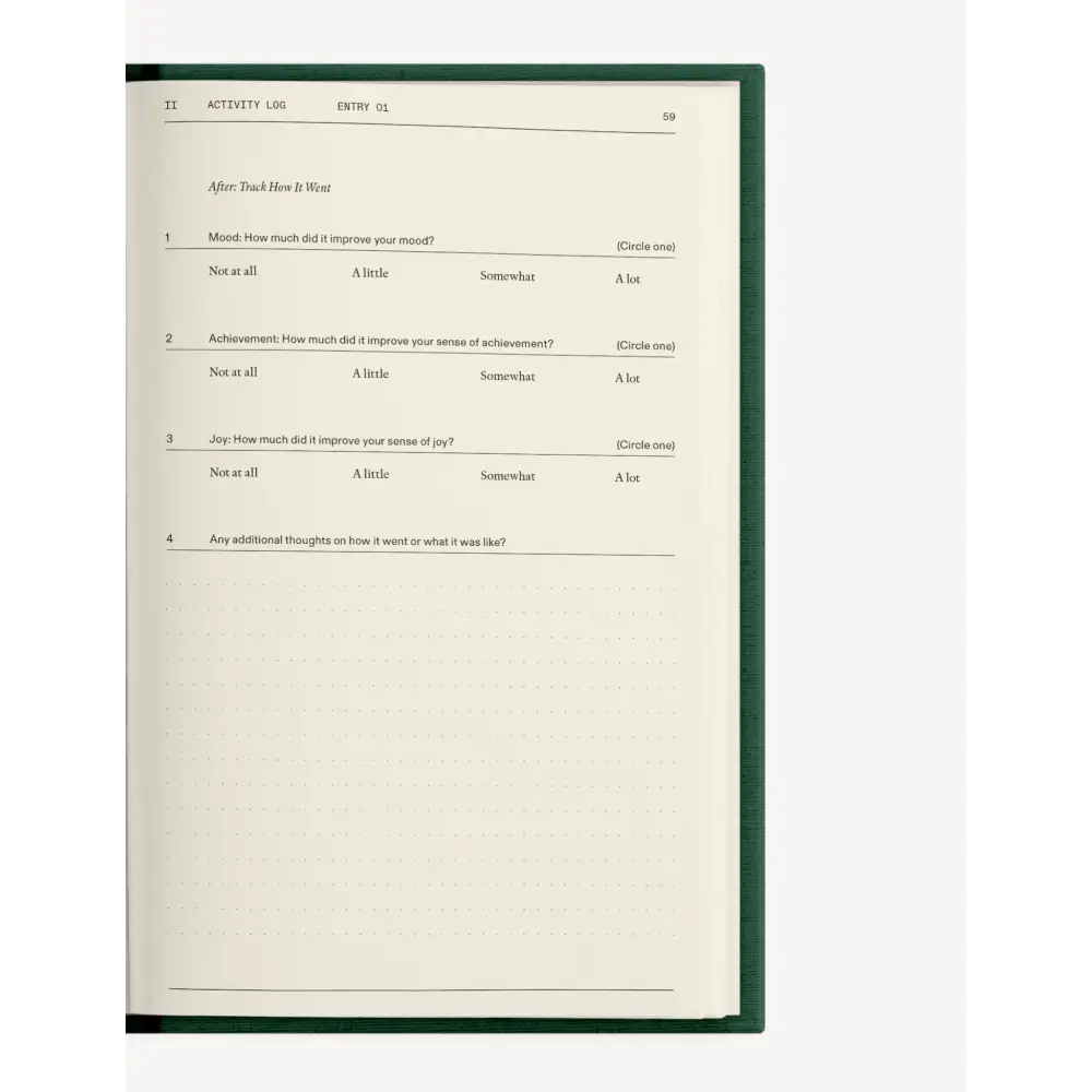 The Field Guide for Depression Notebook