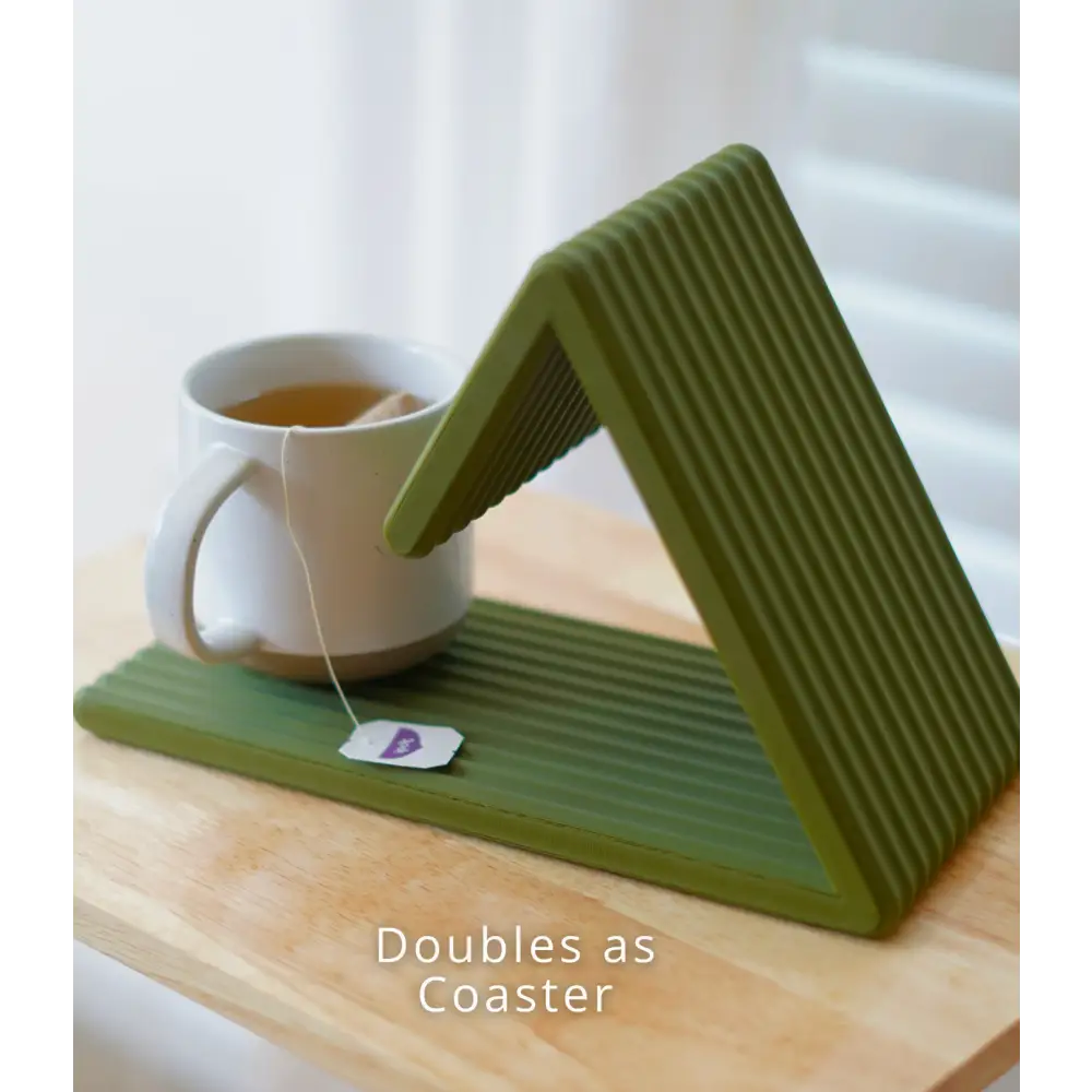 The Page Tent – Large Book Rest & Mug Holder