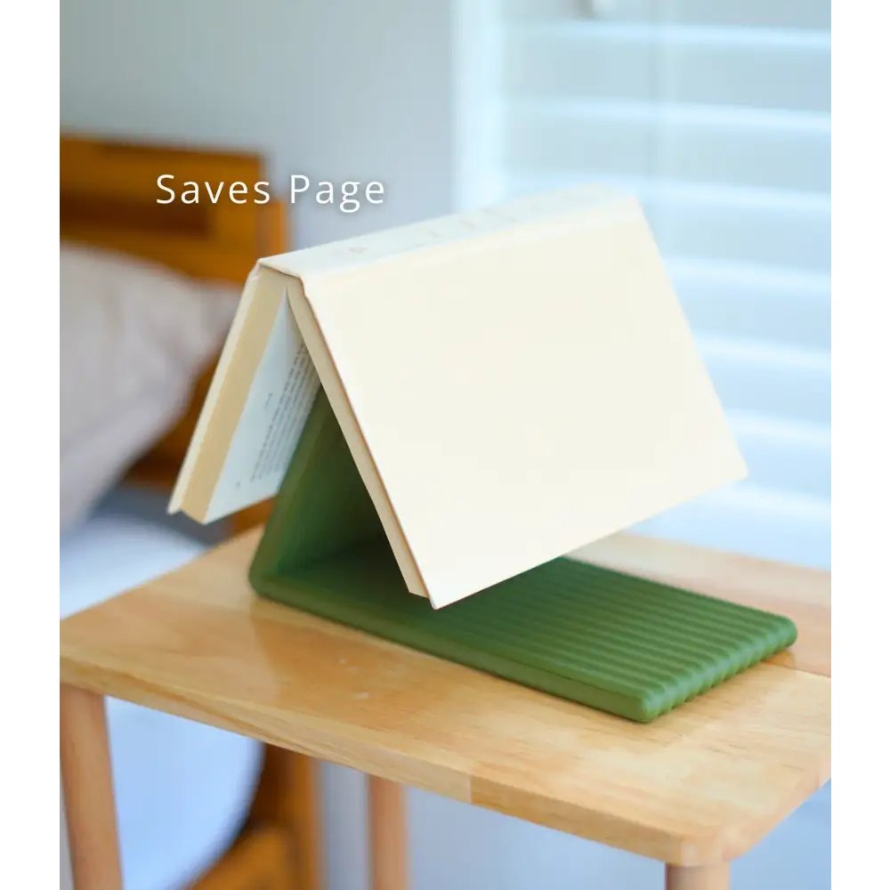 The Page Tent – Large Book Rest & Mug Holder