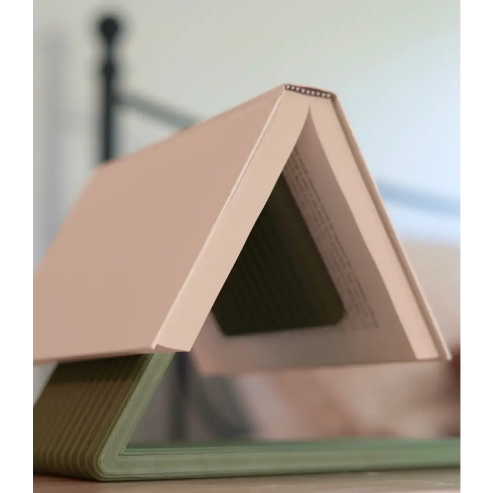 The Page Tent – Large Book Rest & Mug Holder