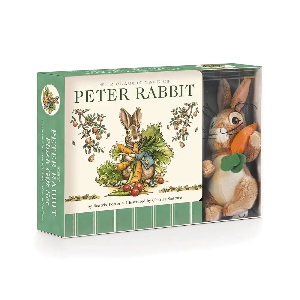 The Peter Rabbit Plush Gift Set (The Revised Edition): Includes the Classic Edition Board Book + Plush Stuffed Animal