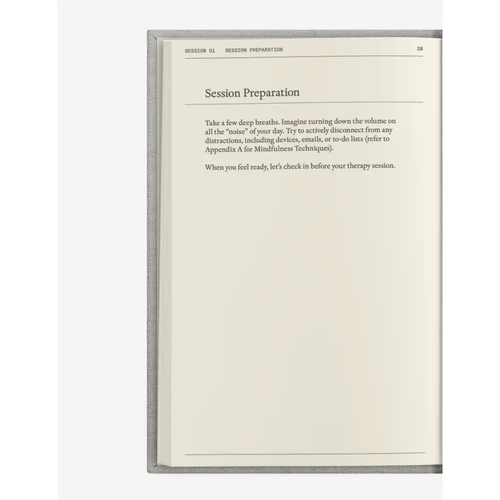 The Therapy Journal Notebook
