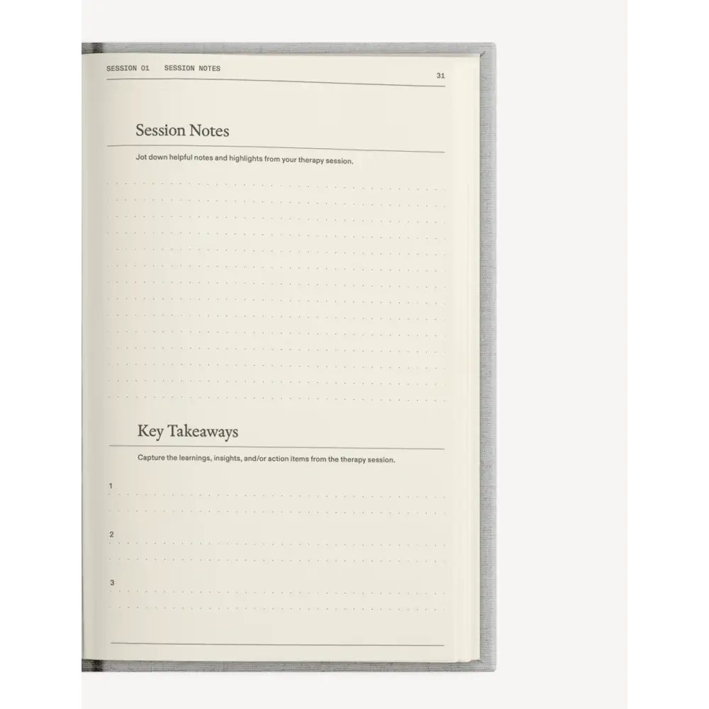 The Therapy Journal Notebook