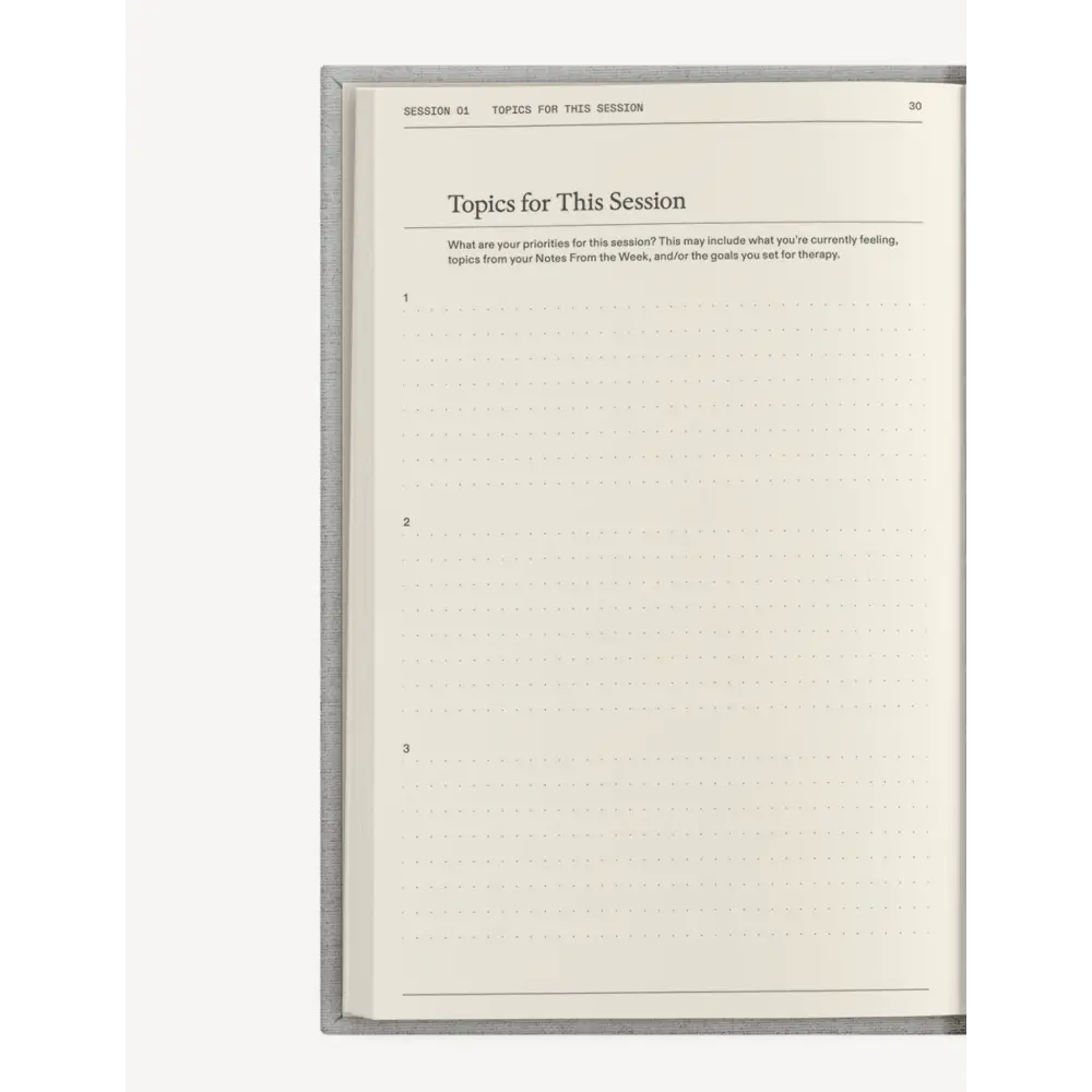 The Therapy Journal Notebook