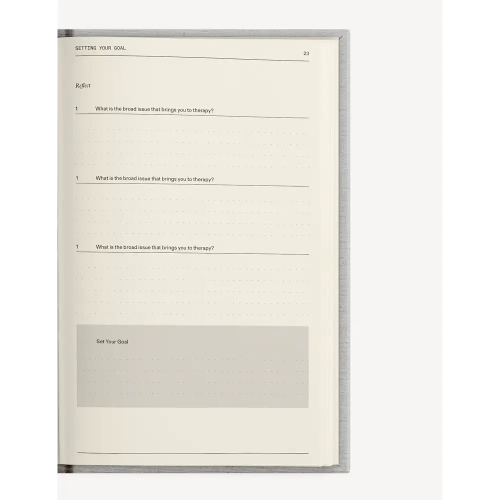 The Therapy Journal Notebook